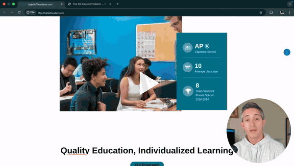 highbluffacademy.com